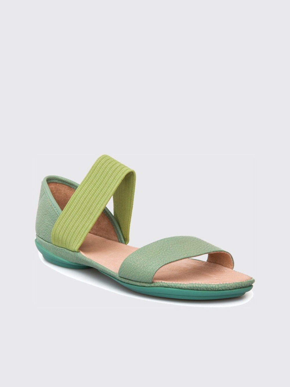 Camper Two-Strap Blue Elastic
Right Nina Sandals - size 40
